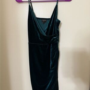 FreePress Green Velvet Dress